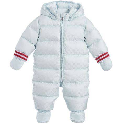 gucci baby body|Gucci infant snowsuit.